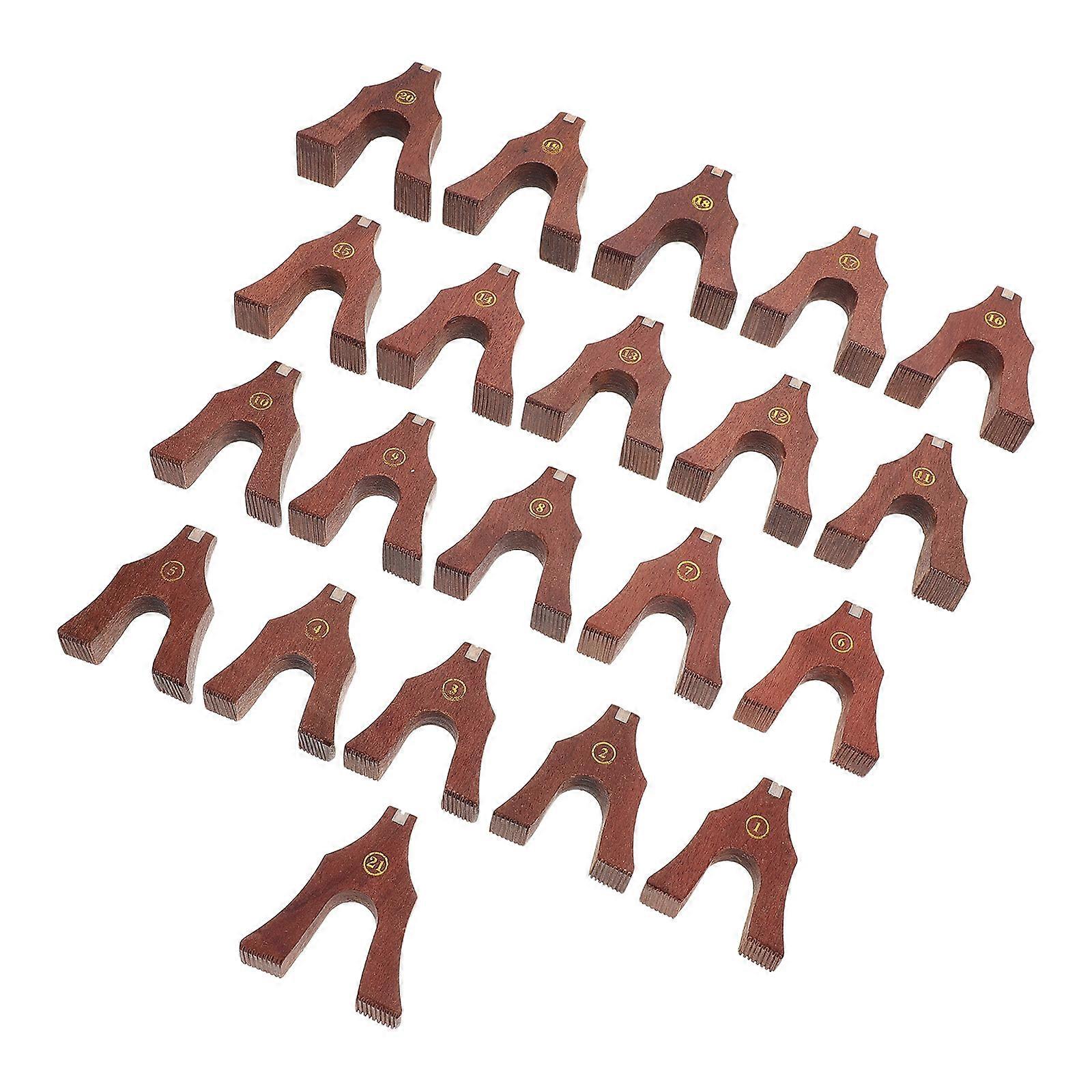 Guzheng Instrument String Support Bridge Made Of Wood For Daily Practice And Live Performance 2 Sets Durable Design