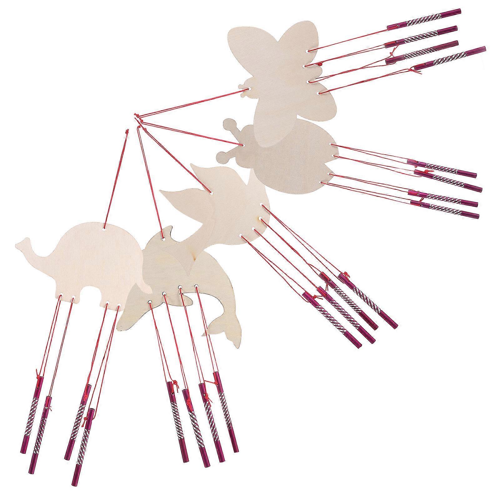 DIY Wooden Wind Chimes for Kids Classroom Activity 15Sets Kit