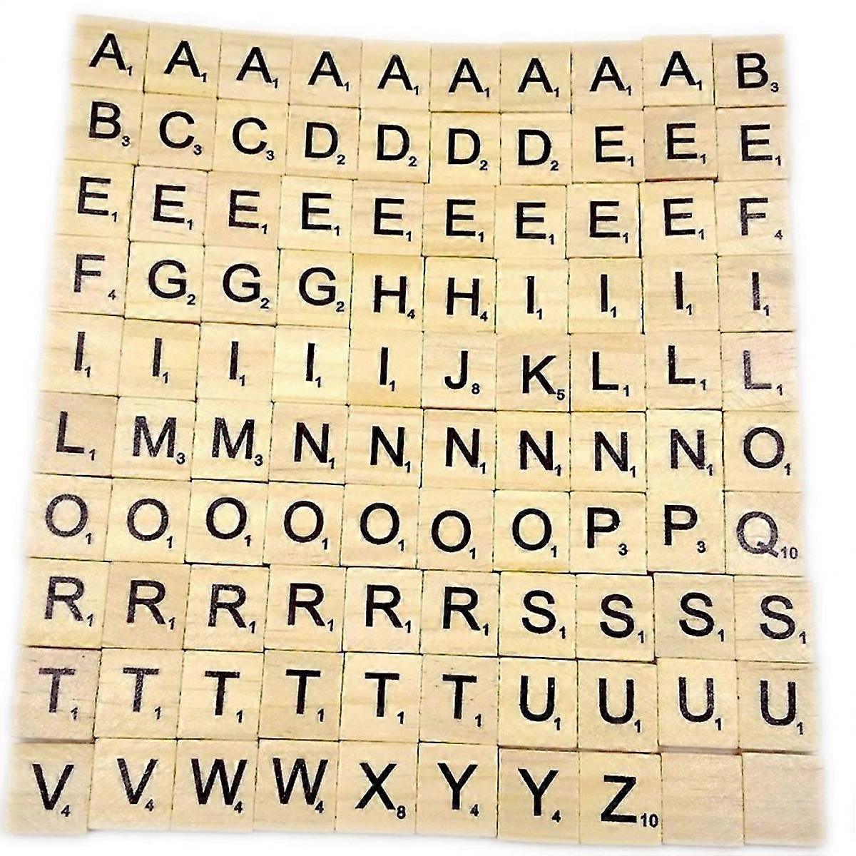 Alphabet Letters, Magnetic Wood Letter Tiles for Interactive Play on Fridge Refrigerator, Versatile Decorative Accent