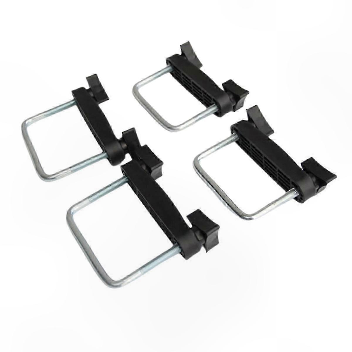 Universal Roof Rack U-Bolt Clamps Mounting Kit for Crossbars