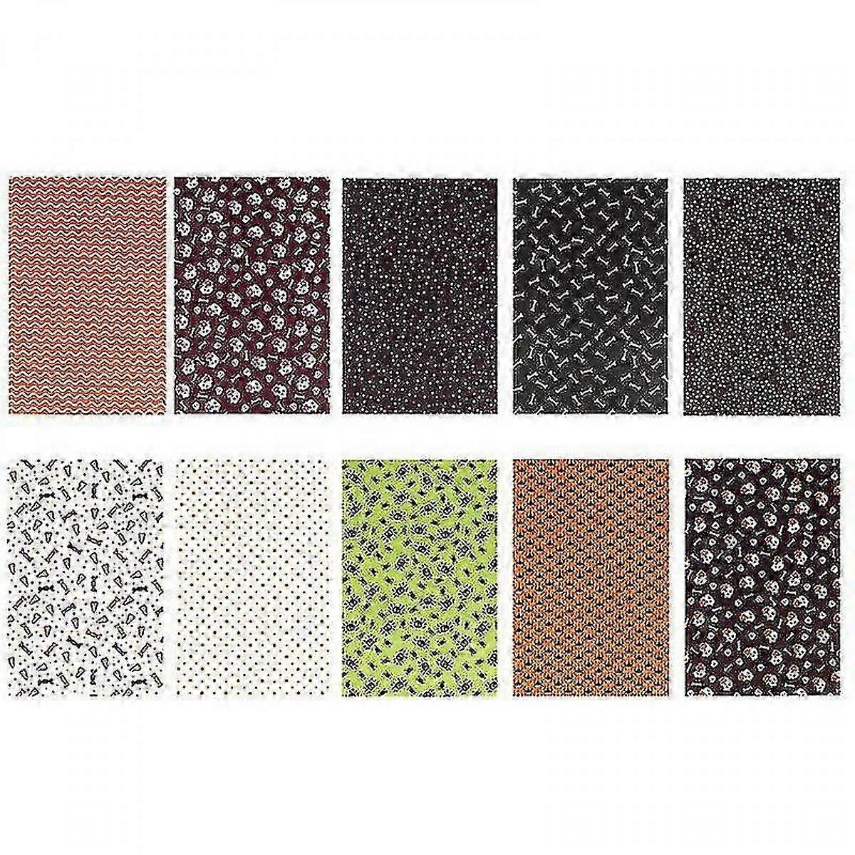 10pcs Leather Sheets For Halloween Decorations