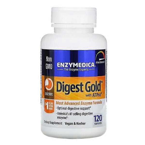 Enzymedica, Digest Gold with ATPro, 120 Capsules