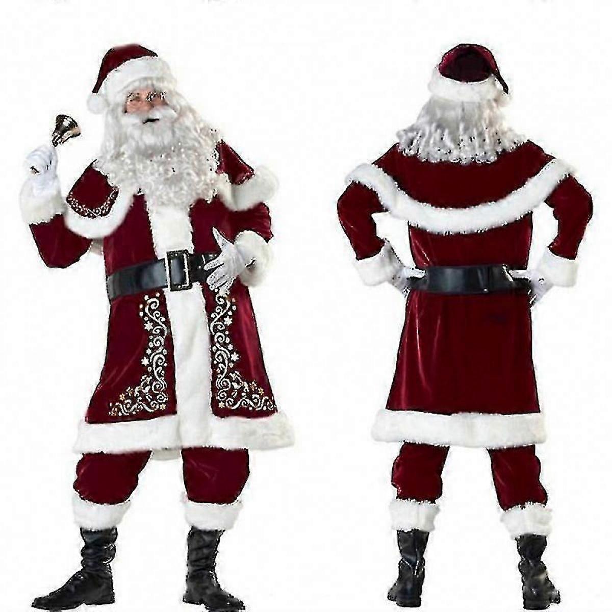 Weihnachtskostüm Erwachsene Männer Weihnachtsmann Weihnachtskostüm