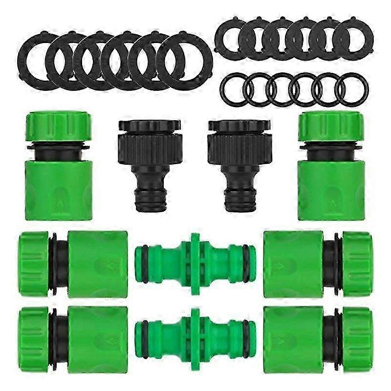 10 Pack Quick Connectors Garden Hose Connector Set (6pcs 1/2" Hose Quick
