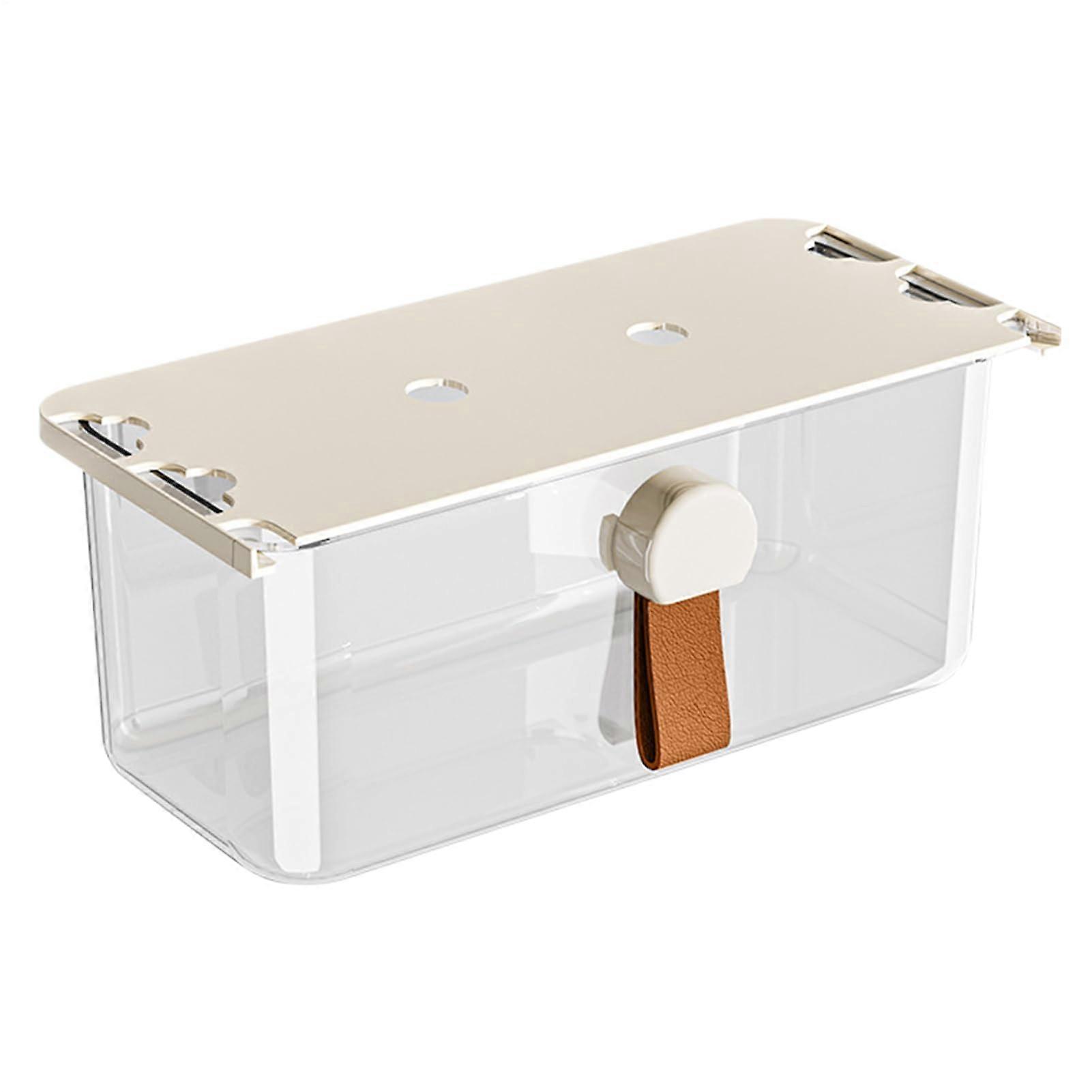 Desk Organizer | Clear Storage Box Compatible with Stationery and Cosmetics | Space-Saving Drawer Organizer