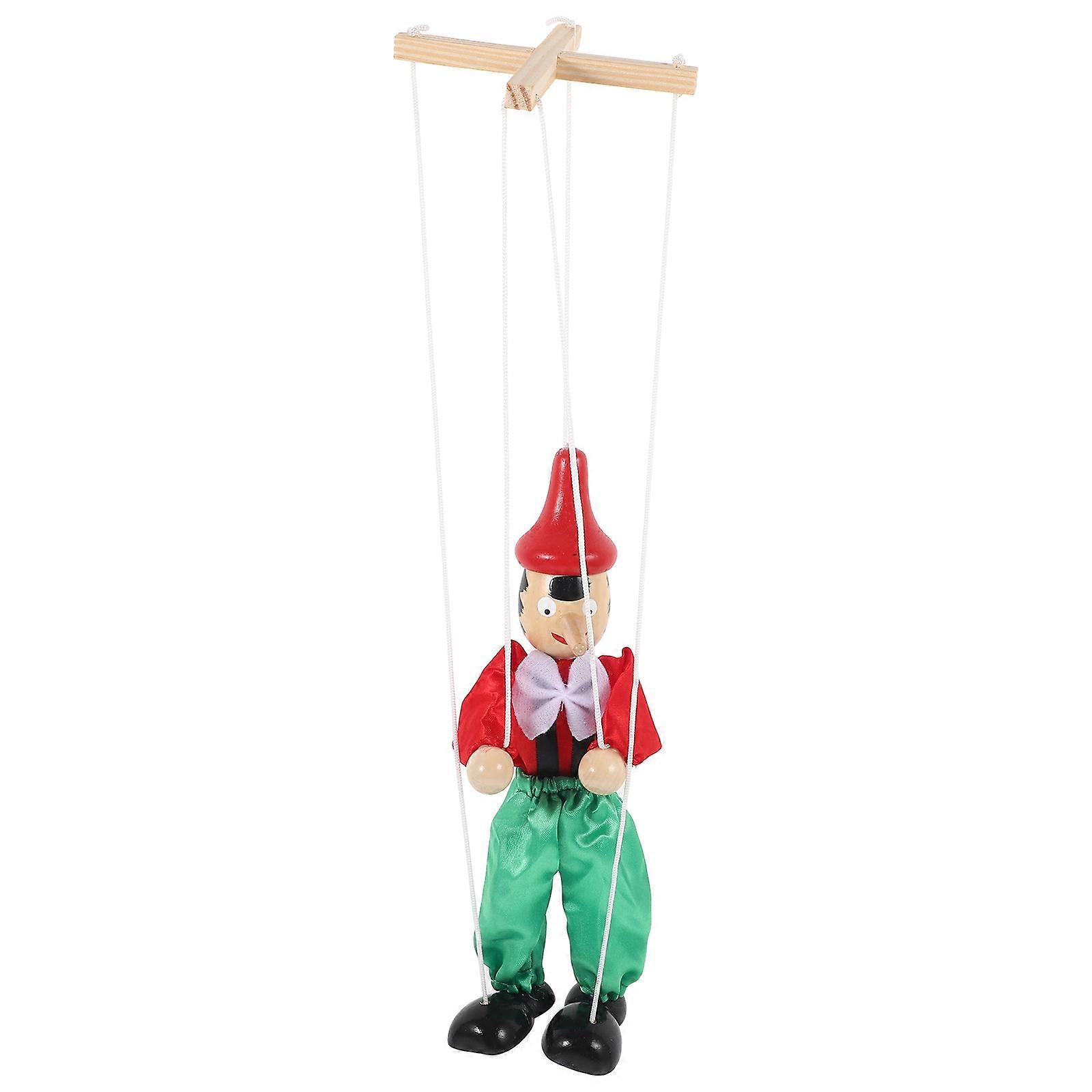 String Puppet Doll Marionette Wood for Kids Play 3Pcs Collection