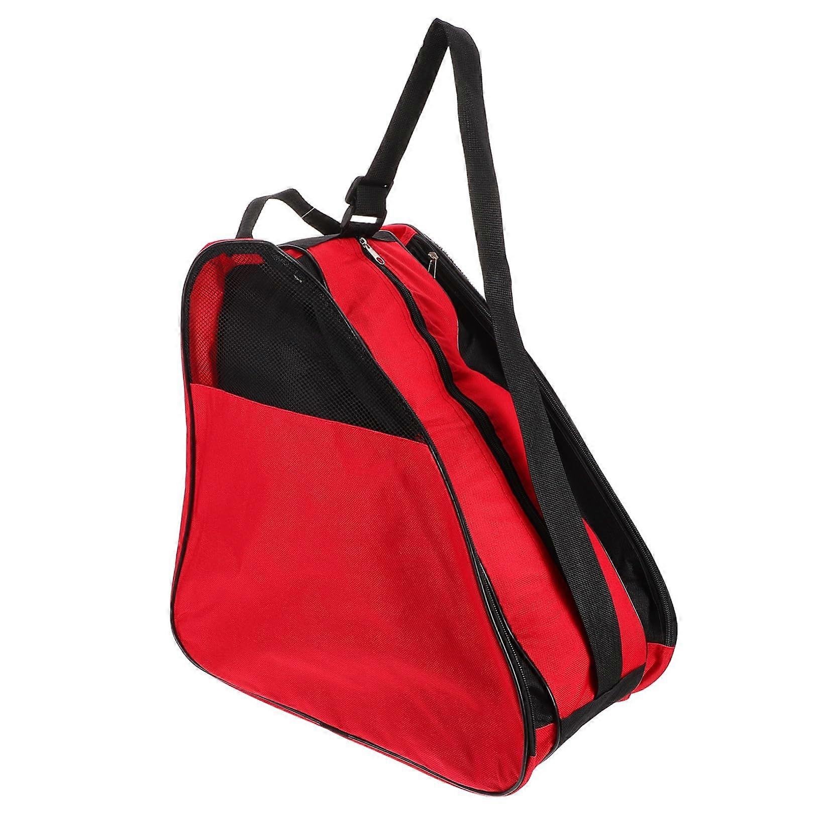 Lightweight Roller Skate Bag for Boys and Adults, Breathable Ice and Inline Skate Storage Backpack With Shoulder Strap