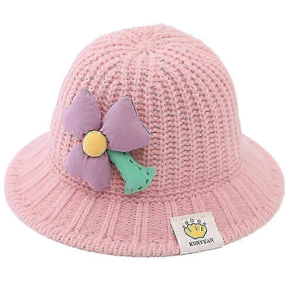 Dzieci Zimowe kapelusze Bucket Hats Faux Fur Packable Brim Girl Boy