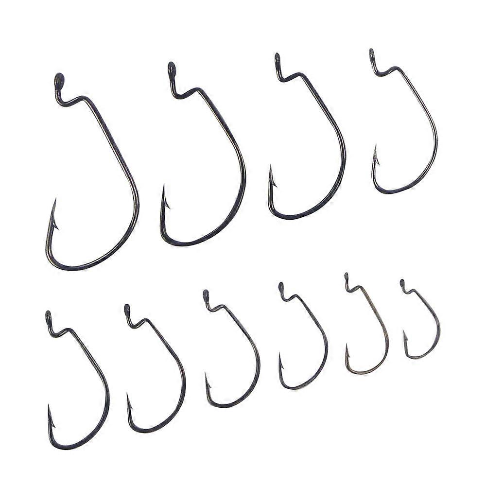 Swimerz 0/1 Wide Gape Worm Hook Black Nickel Qty 15 Hooks