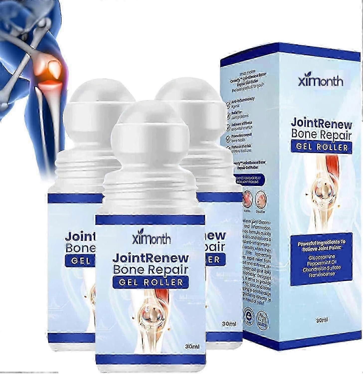 Luun korjausgeelirulla, luonnollinen roll-on-korjausgeeli, nivelten ja luun korjausgeelirulla nivel- ja lihaskipuihin, selkä, niska