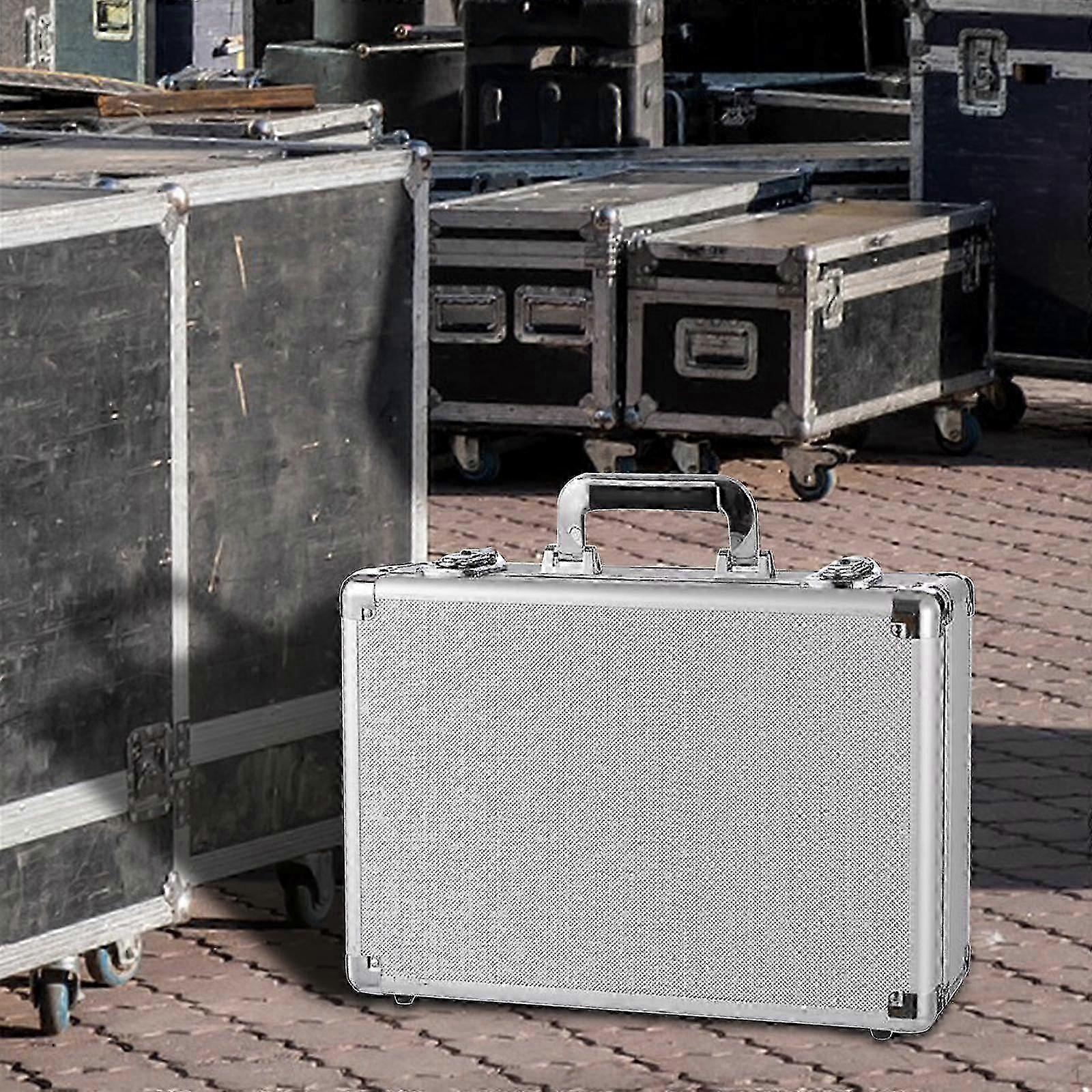 Aluminum Storage Case Tool Box Carrying Equipment Container for Tools Travel Data Cable 2025