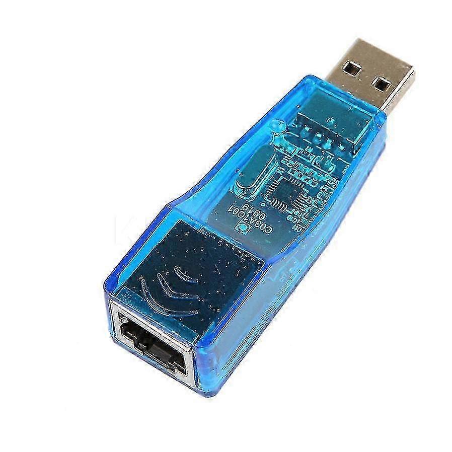 RJ45 USB Adapter Lan Card Ethernet Adaptor Network 10/100 Mbps for Laptop PC