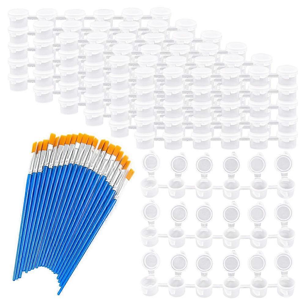 20 Strips 120 Cans Empty Paint Strips Paint Jar Cups