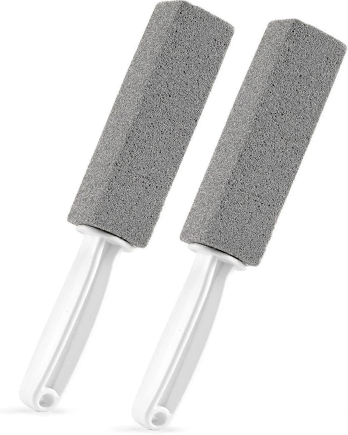 2 csomag Habkő WC-csészék tiszta kefe fogantyúval, távolítsa el a WC-csészét kemény víz Rin