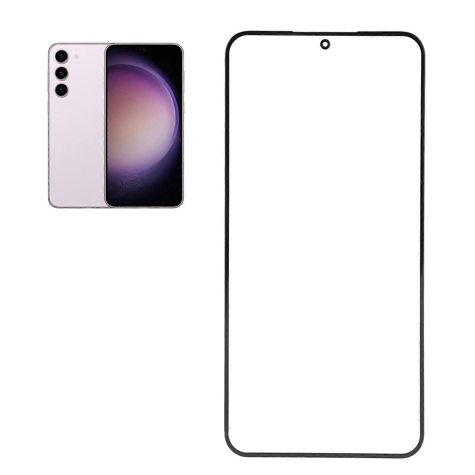 Front Outer Glass Screen Outer Lens Screen Replacement With OCA Repair Tools Kit for Samsung Galaxy S23 Plus 