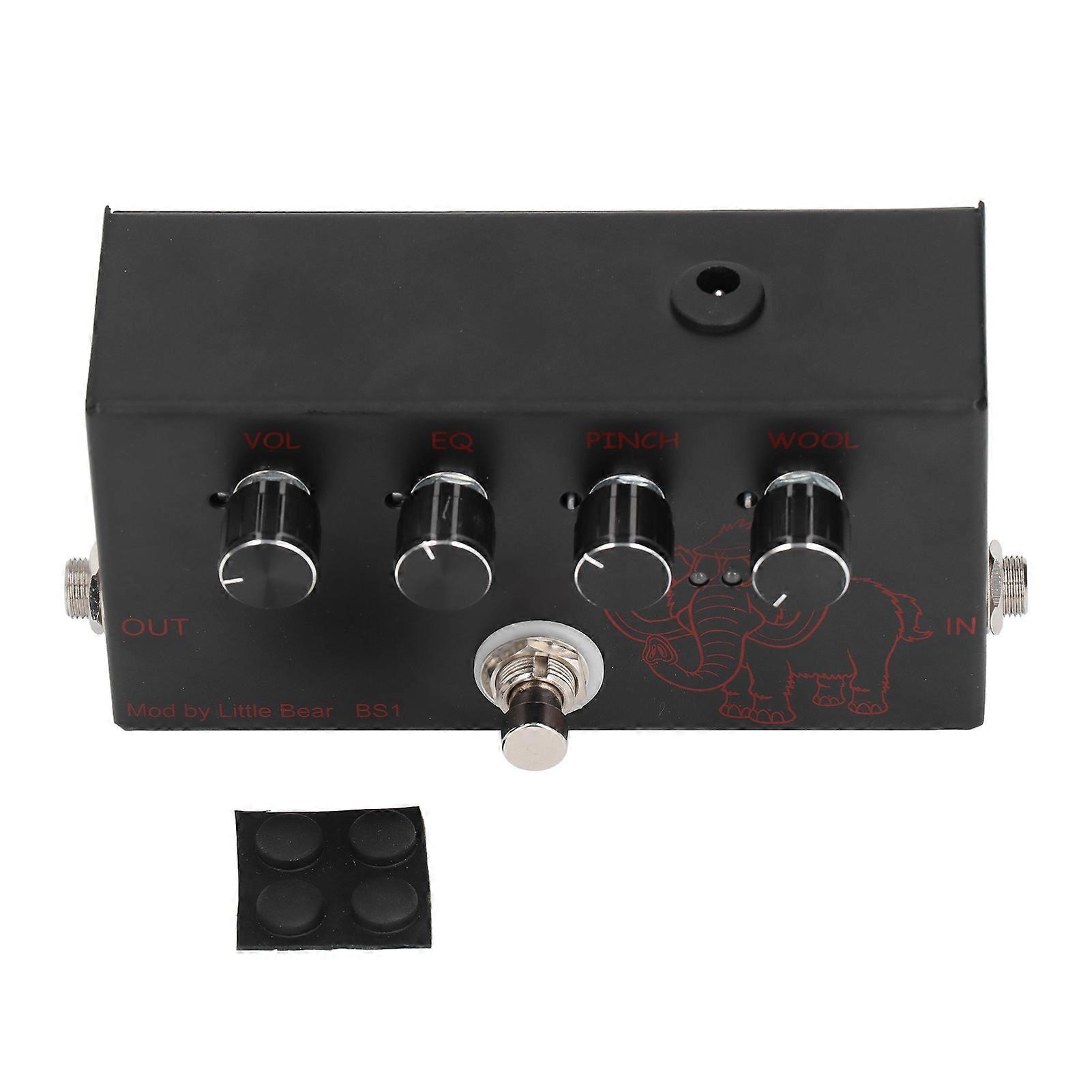 Guitar Effect Pedal Bypass Function Stable Powerful Performance for Bass Electric Guitar DC9‑12V