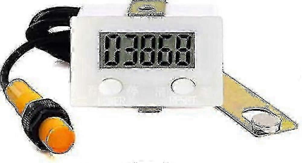 Digital 0-99999 Zähler 5 Digit Plus Up Gauge + Näherungsschalter Sensor mit magnetischen