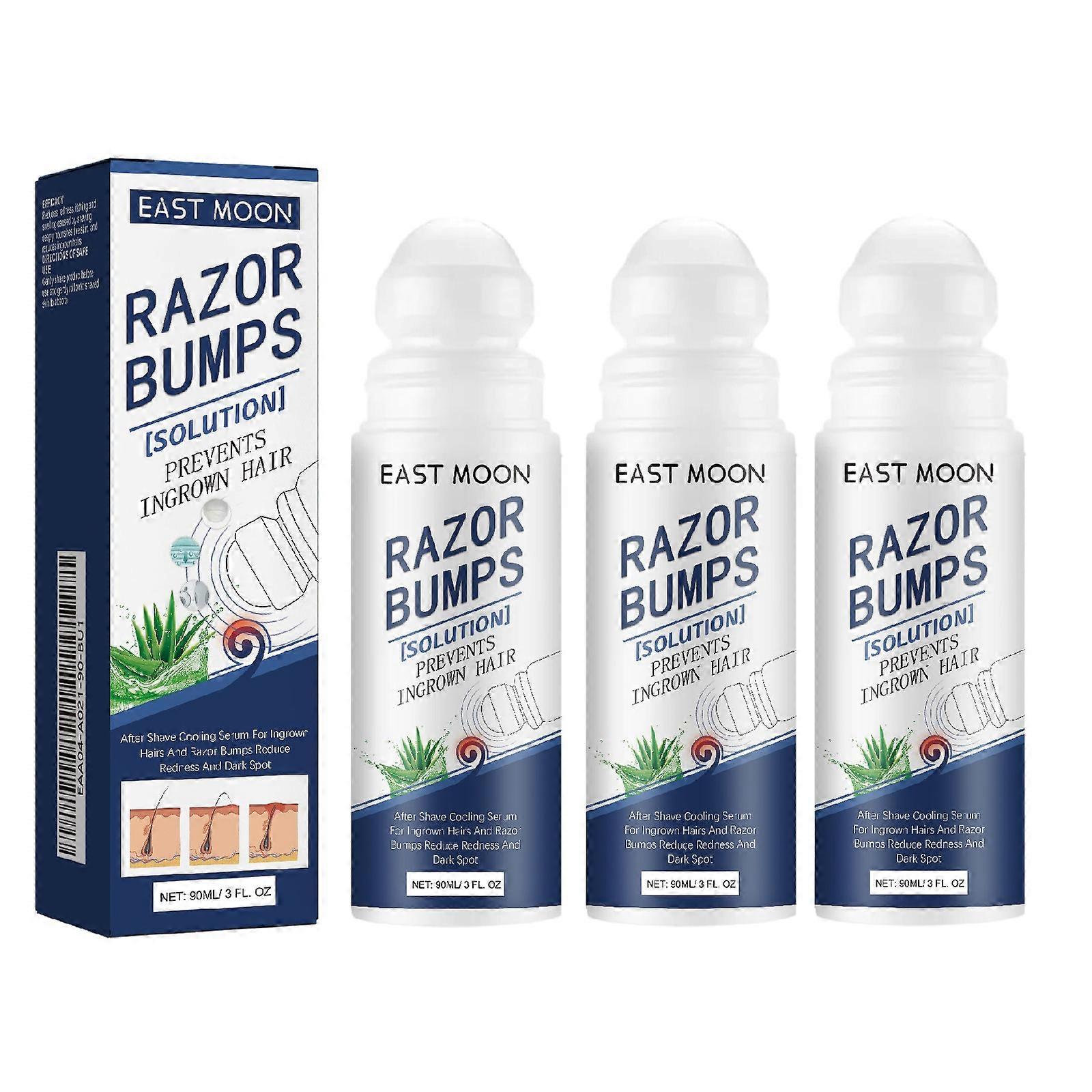Razor Bumps Treatment for Women and Men, After Shave Solution Roll-On for Ingrown Hairs and Razor Burns, Razor Bumps Solution