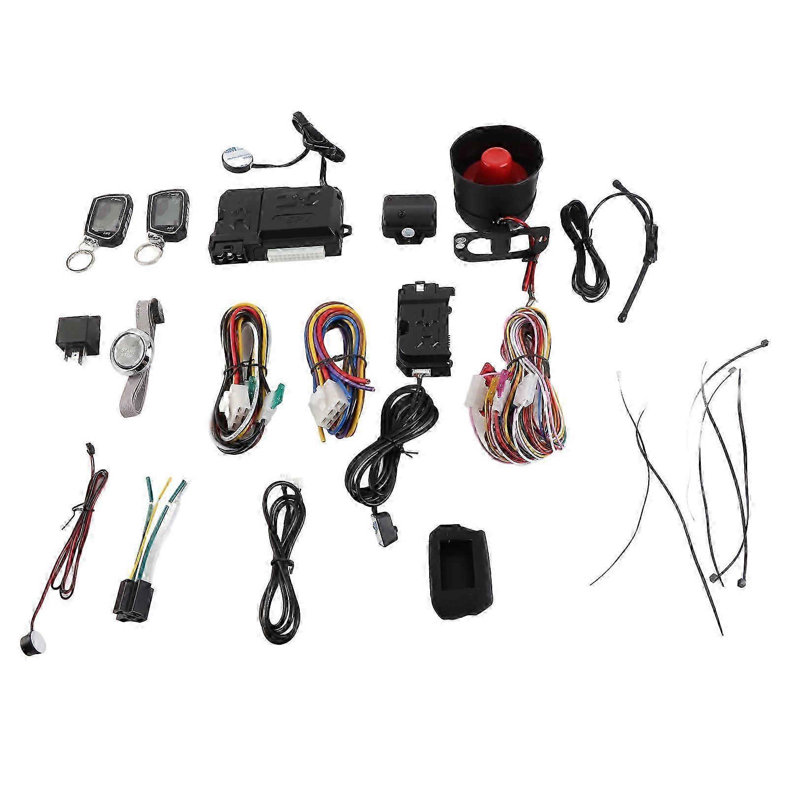 Keyless Entry System For Cars With Remote Start And Vibration Alarm