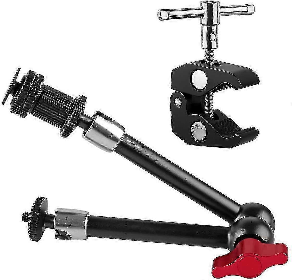 11 inch Adjustable Articulation Friction Camera Magic Arm with Super Clamp