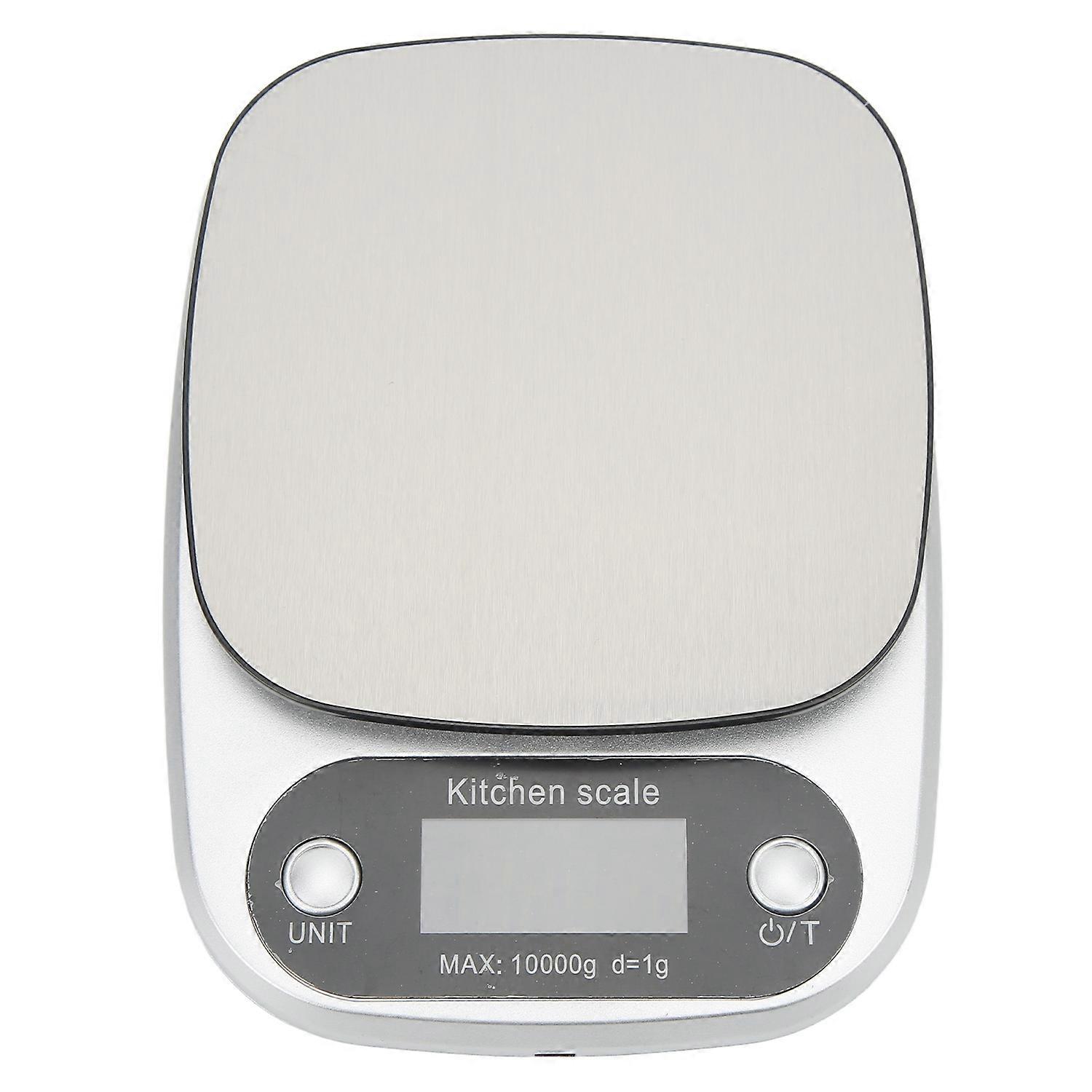 Kitchen Food Scale High Accuracy Fast Cleaning LED Screen Blue Backlight for Baking Cooking