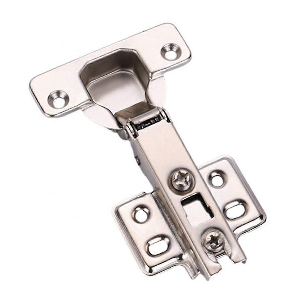 Clip on Soft Close Hinges 105 Degree Self Close for Frameless Cabinet with Mounting Plates for Kitchen Cabinets -3 Way Adjustability