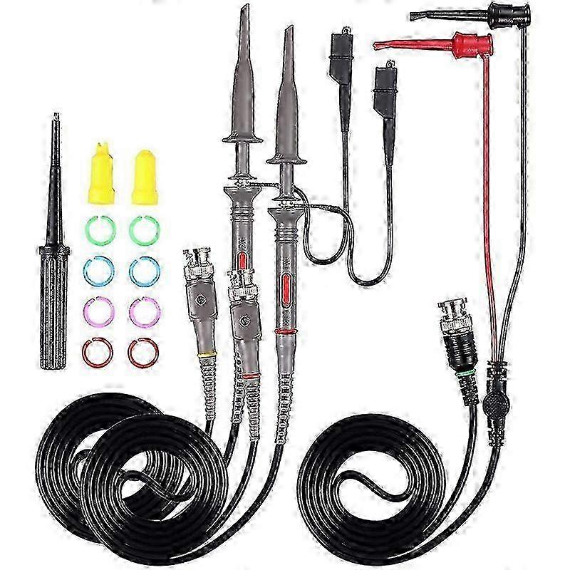 P6100 100 MHz Oscilloscope Probe Kit with BNC to Test Lead Set - Quality Test Equipment