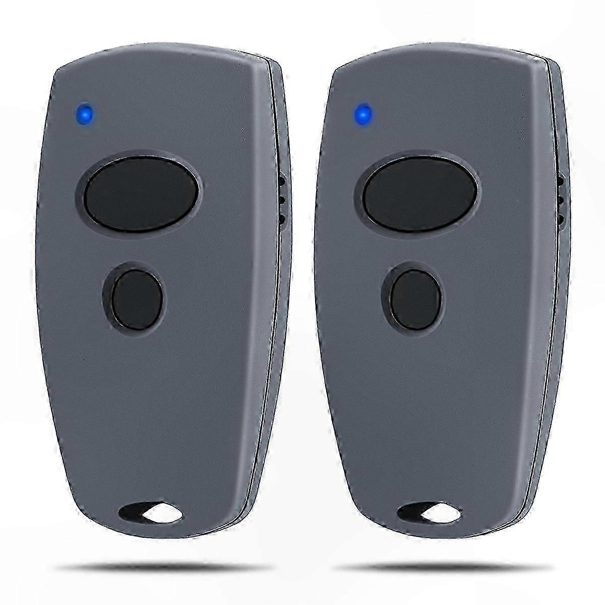 2-Pack Universal Garage Door Remote Control for Models 302 304 382 394 392 313 - 433.92MHz Multi-Bit Replacement