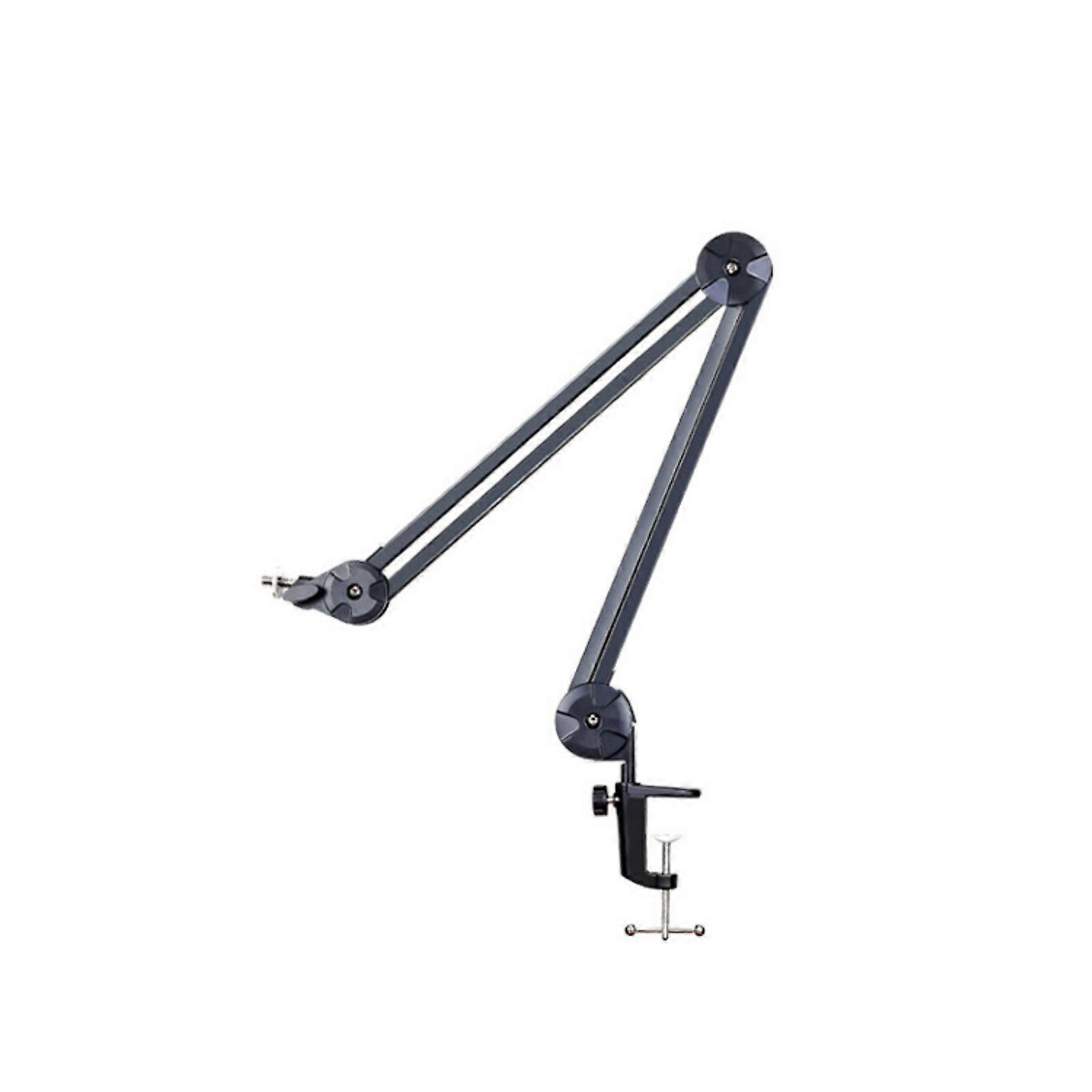 Lightweight Metal Microphone Boom Arm Mic Stand Adjustable Reach and Secure C Clamp for Broadcasting and Podcasting Multicolor