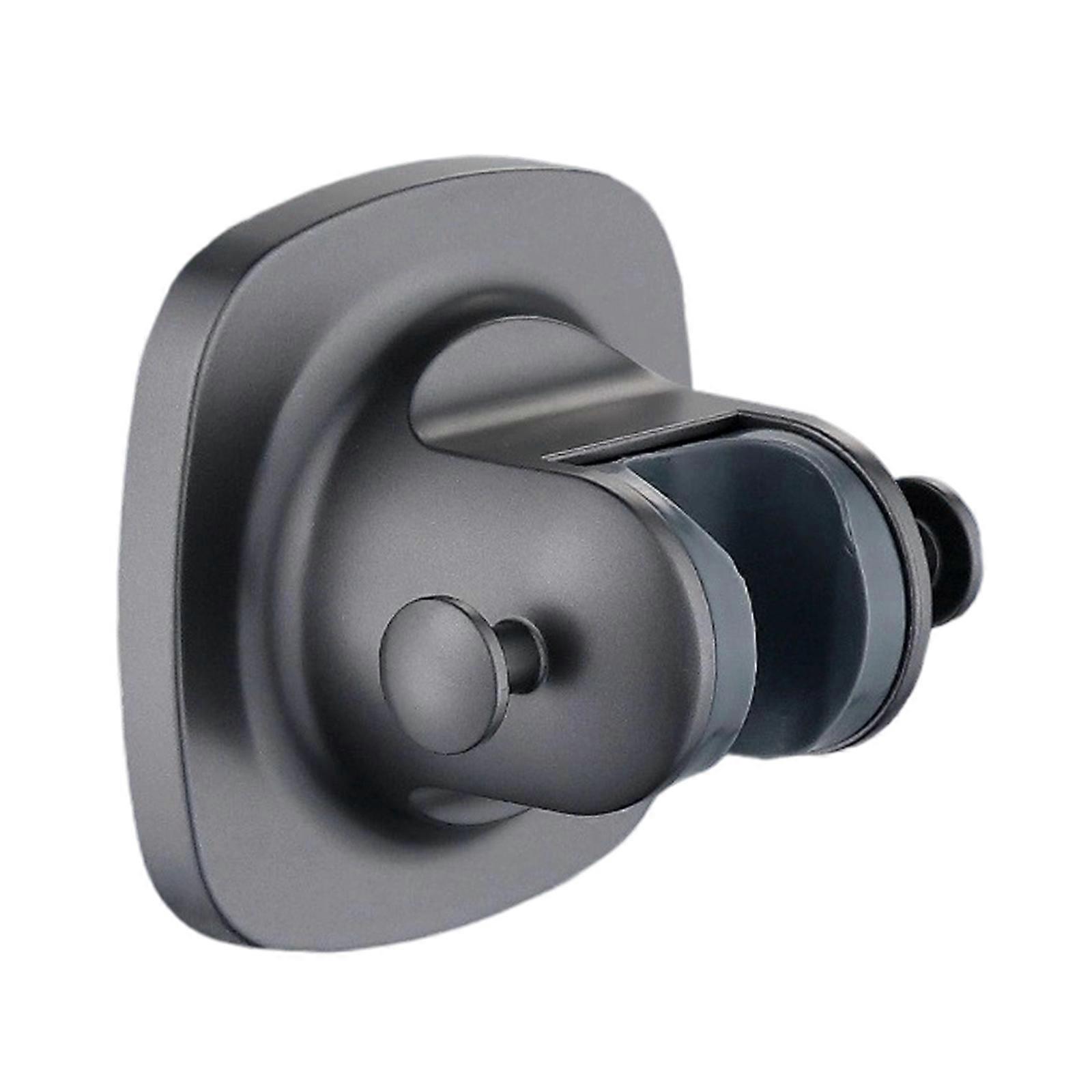 Tool Shower Head Holder Strong ABS Rack Adjust Height 360 Rotation Universal For Most Handheld Showerheads  Gun grey