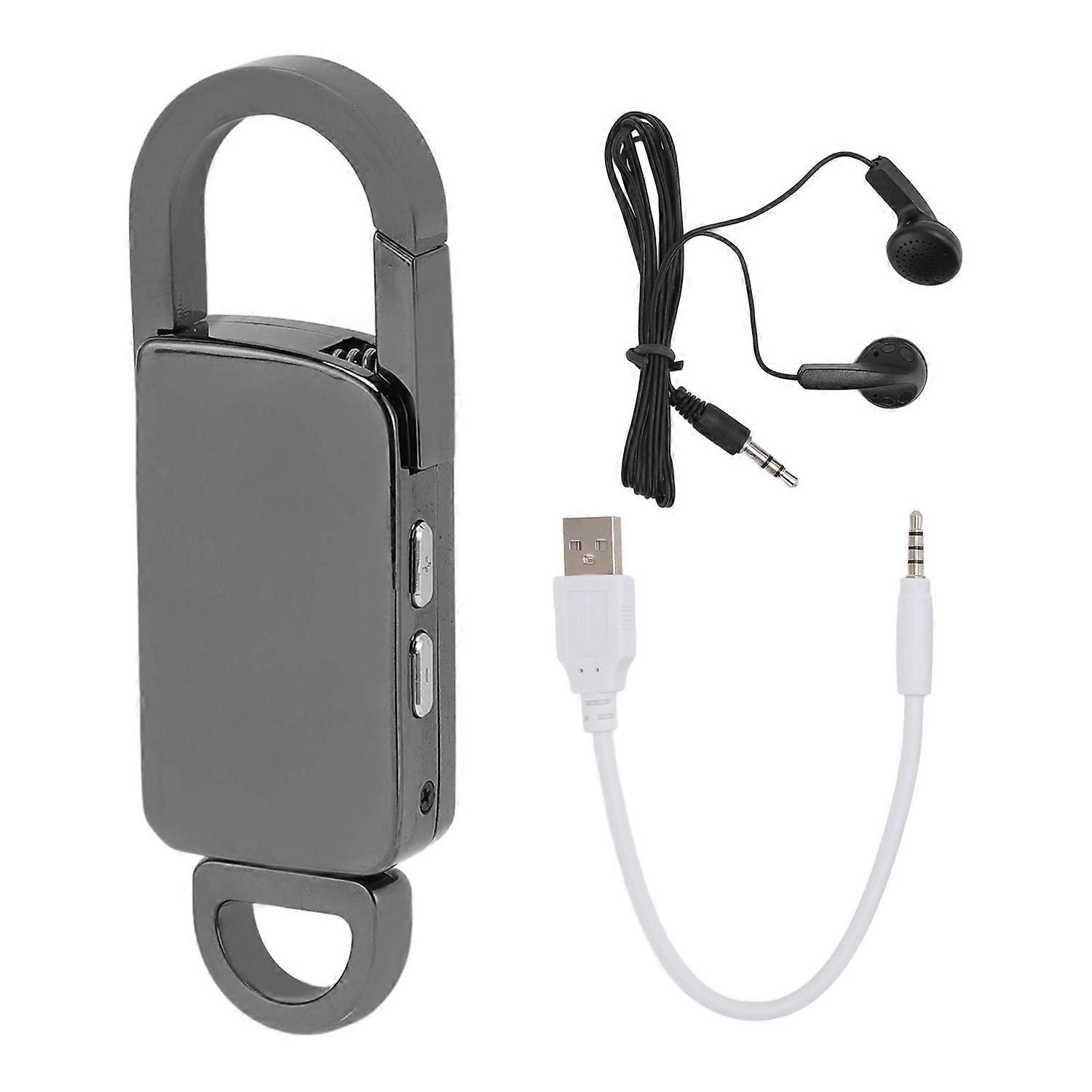 Voice Activated Recorder Keyring Design Intelligent Microphone Noise Reduction Voice Recording Devic