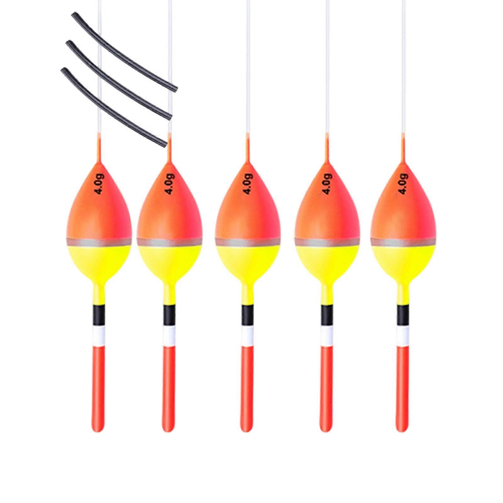 5Pcs Fishing Float Fishing Tackle Floating Buoy Bobber Indicator for Fishing 1-4g 18-22.5cm Vertical Buoy Float  4g
