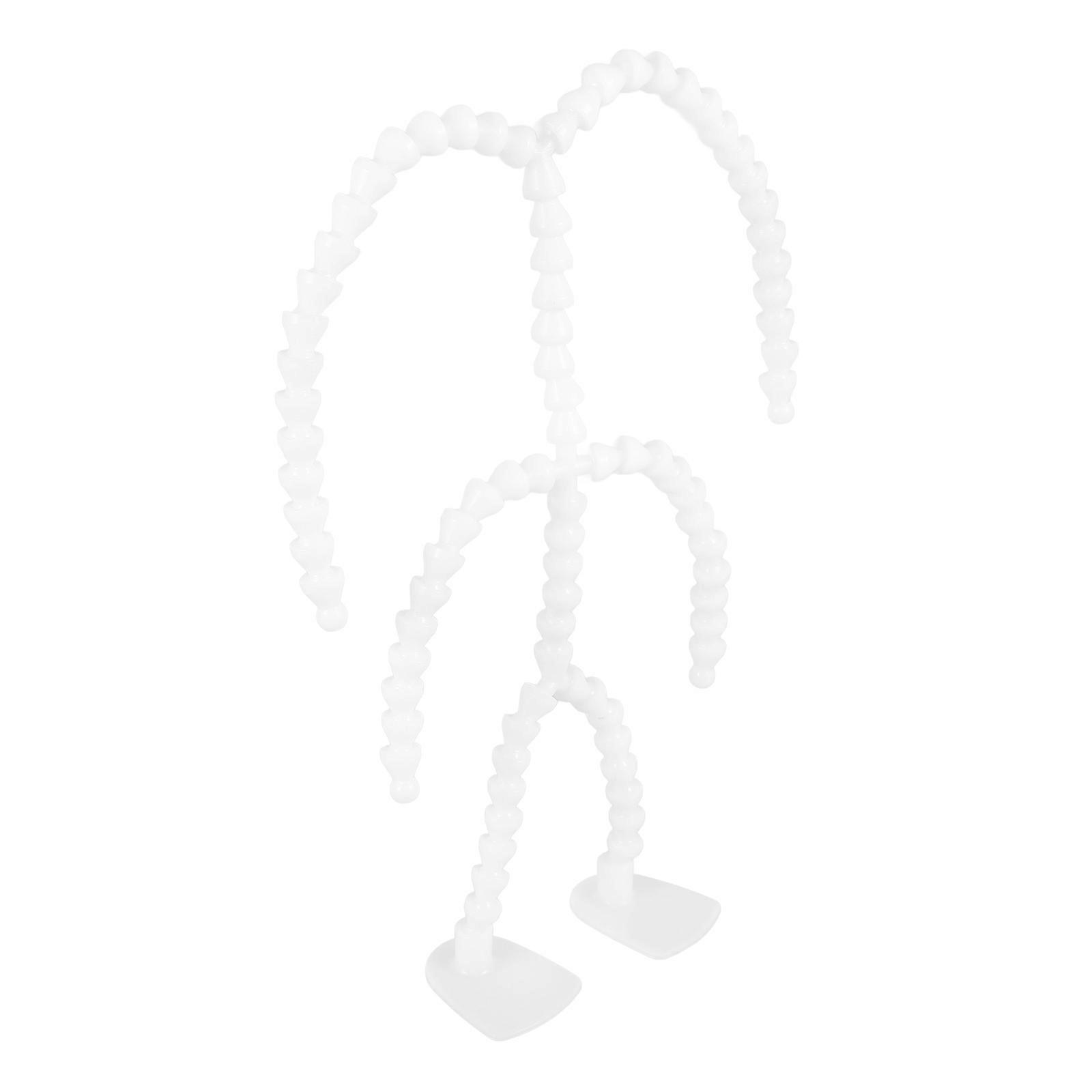 White Plastic Doll Skeleton Frame for Movable Joint Toy Doll Making