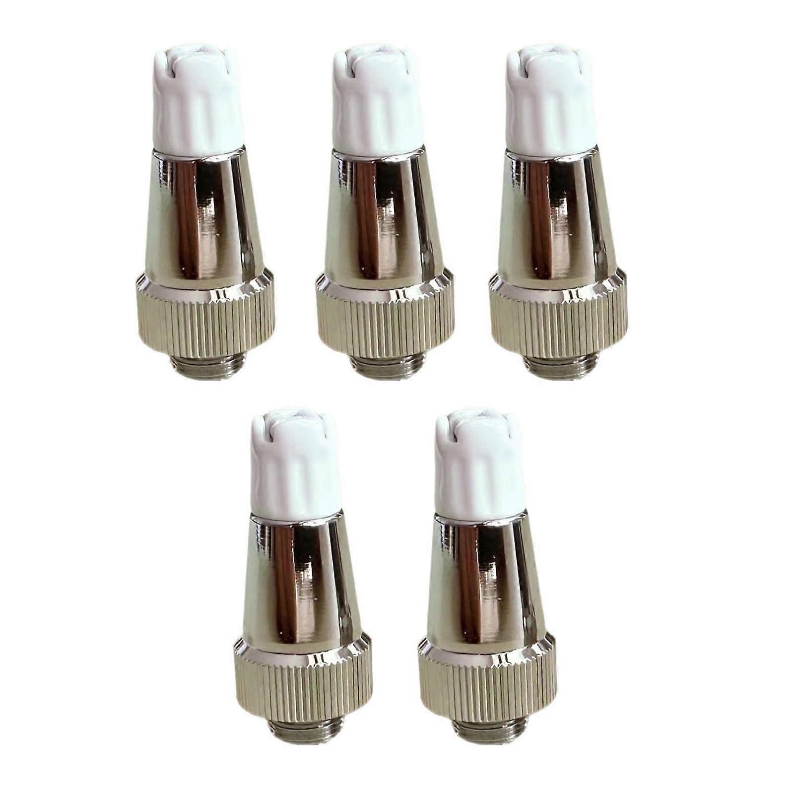 Pack Of 5 High Efficiency Ceramic Heating Cores Fast Heating Strong Designs Heater Heads Easy to Use For Vaporizers Multicolor