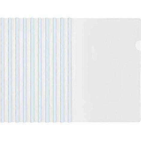 10 Pieces Clear A4 Sliding File Folder, Plastic File Folder with Binder Sliding hk