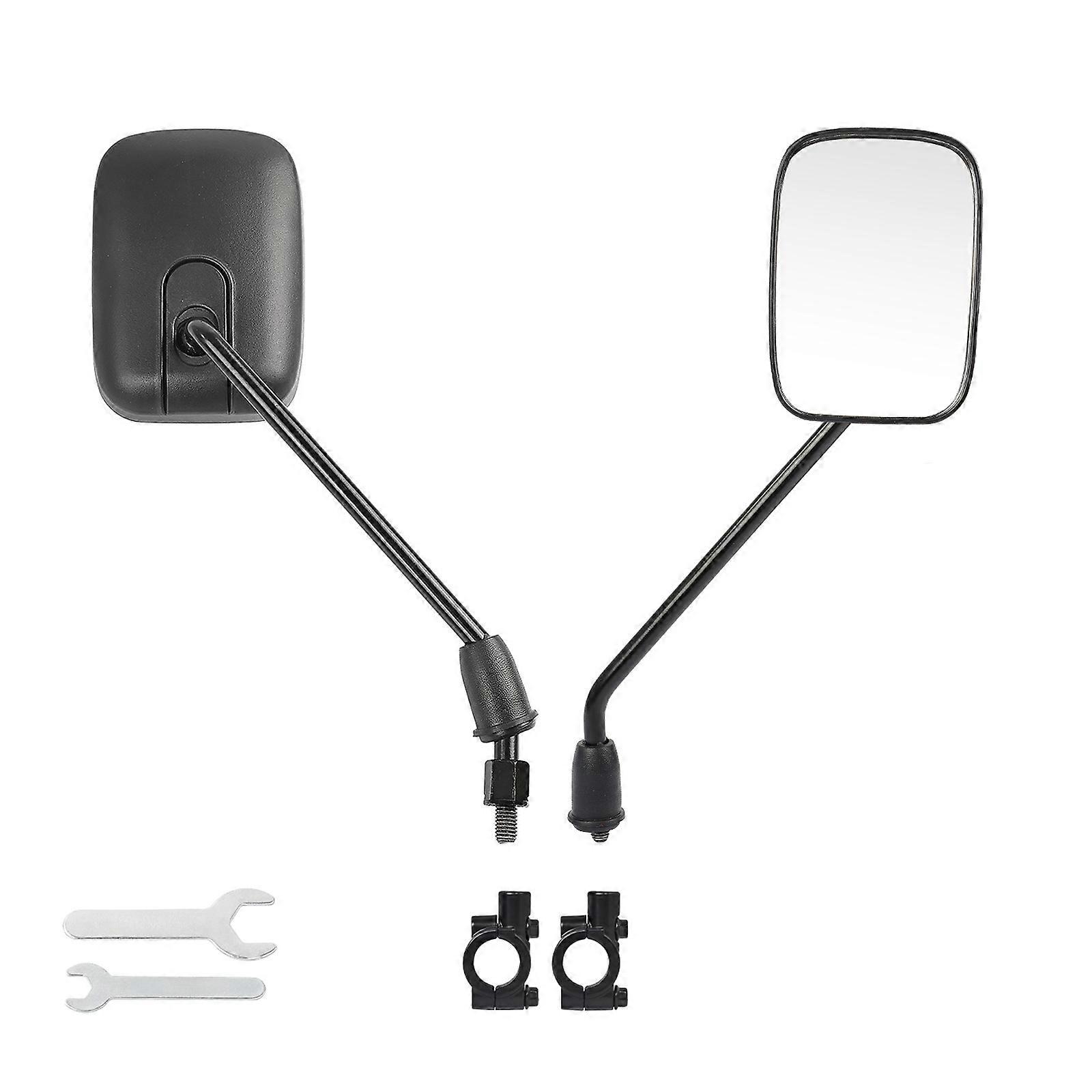 Easy Install Vibration Resistant Rear View Mirror With Wide View Motorcycle Accessory Handlebar Side Mirror Multicolor