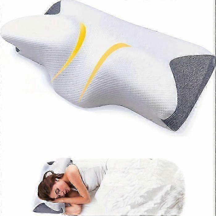 Orthopedic Memory Foam Pillow Ergonomic Design for Neck Support