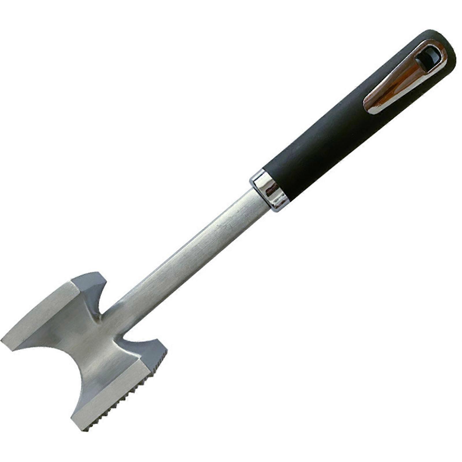 Efficient Meat Tenderizer with Nonslip Handle Practical Gourmets Meat Tenderizer with Nonslip Handle for Kitchen Preps Multicolor