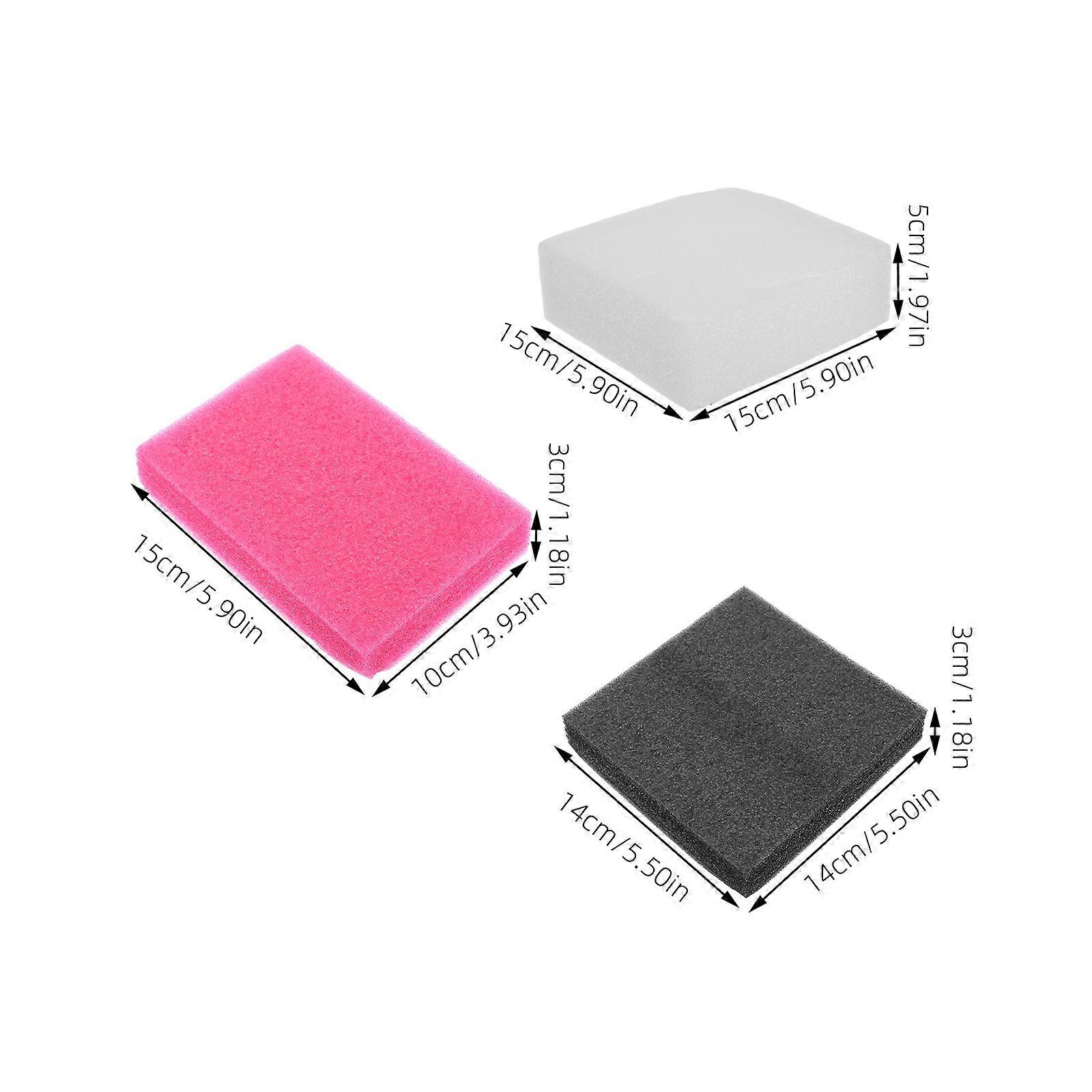 Felting Needle Mat Wool Felt Pad Working Diy Needle Felting Non-Slip Surface Crafters Use Black Color 3Set