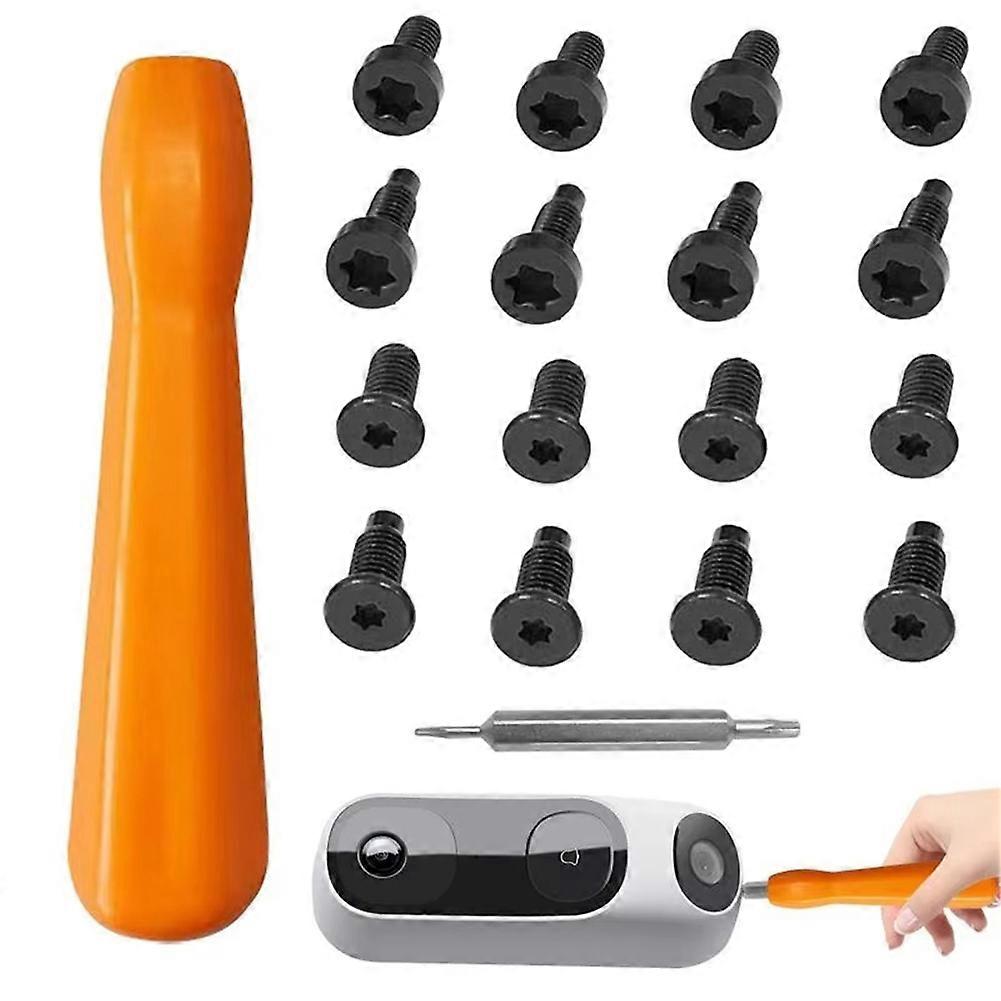 Doorbell Screws Disassembly Screwdriver Ring Replacement