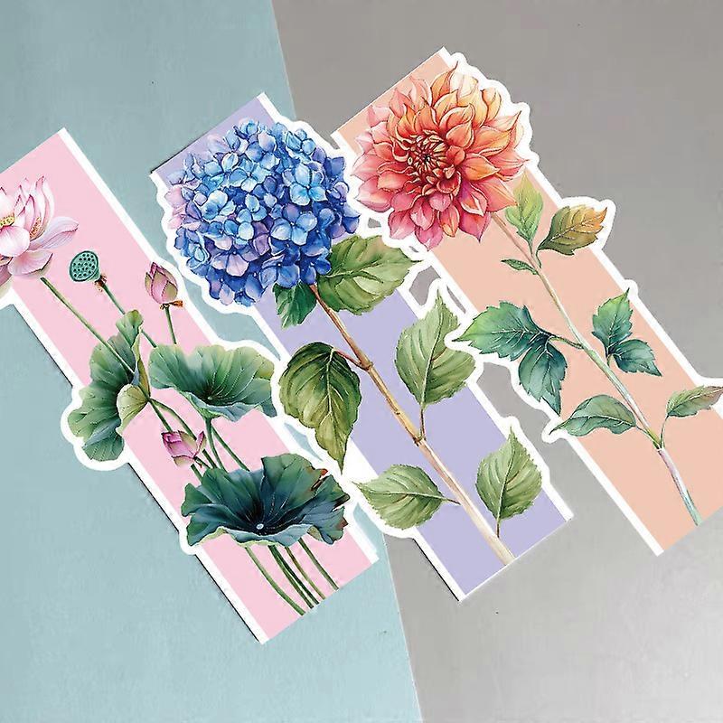 30 Springtime Bookmarks Series: Simple, Artistic, Creative, Instagram-worthy Paper Bookmarks for Reading (DIY Available)