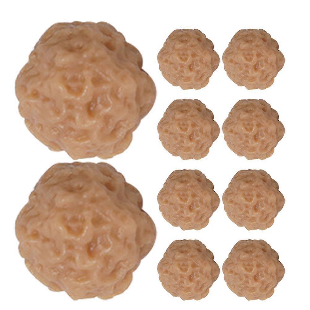 Artificial Meatballs 10Pcs Display Item For Themed Party And Restaurant Display Made From Easy To Clean PVC Material