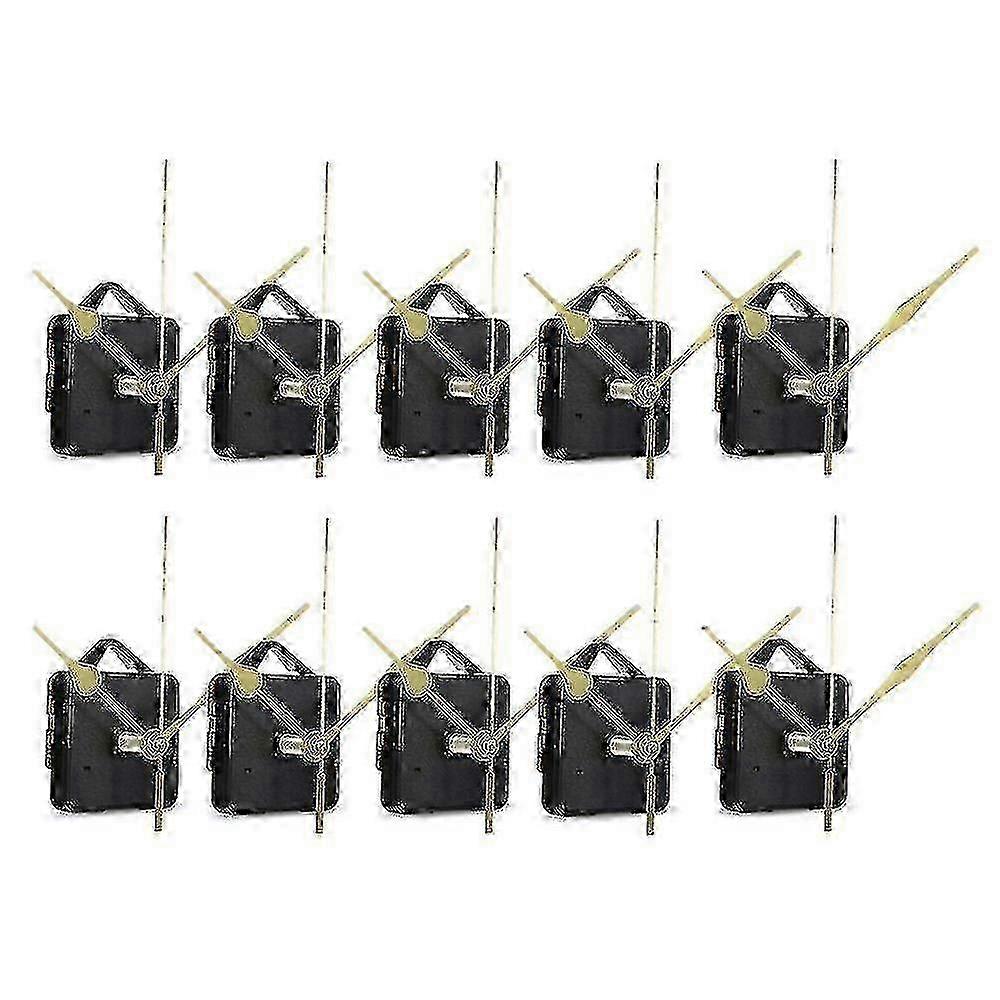 e 10pcs Diy Silent Movement Spindle Hands Wall Quartz Clock Movement Mechanism Repair Tools Part Cloc