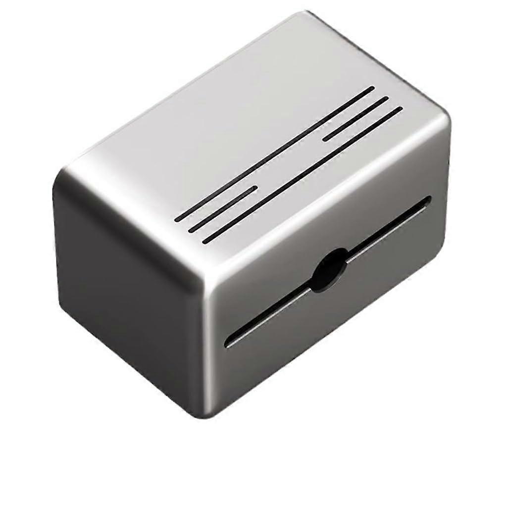 Waterproof Wall Mounted Toilet Paper Holder with Large Capacity and Modern White Design