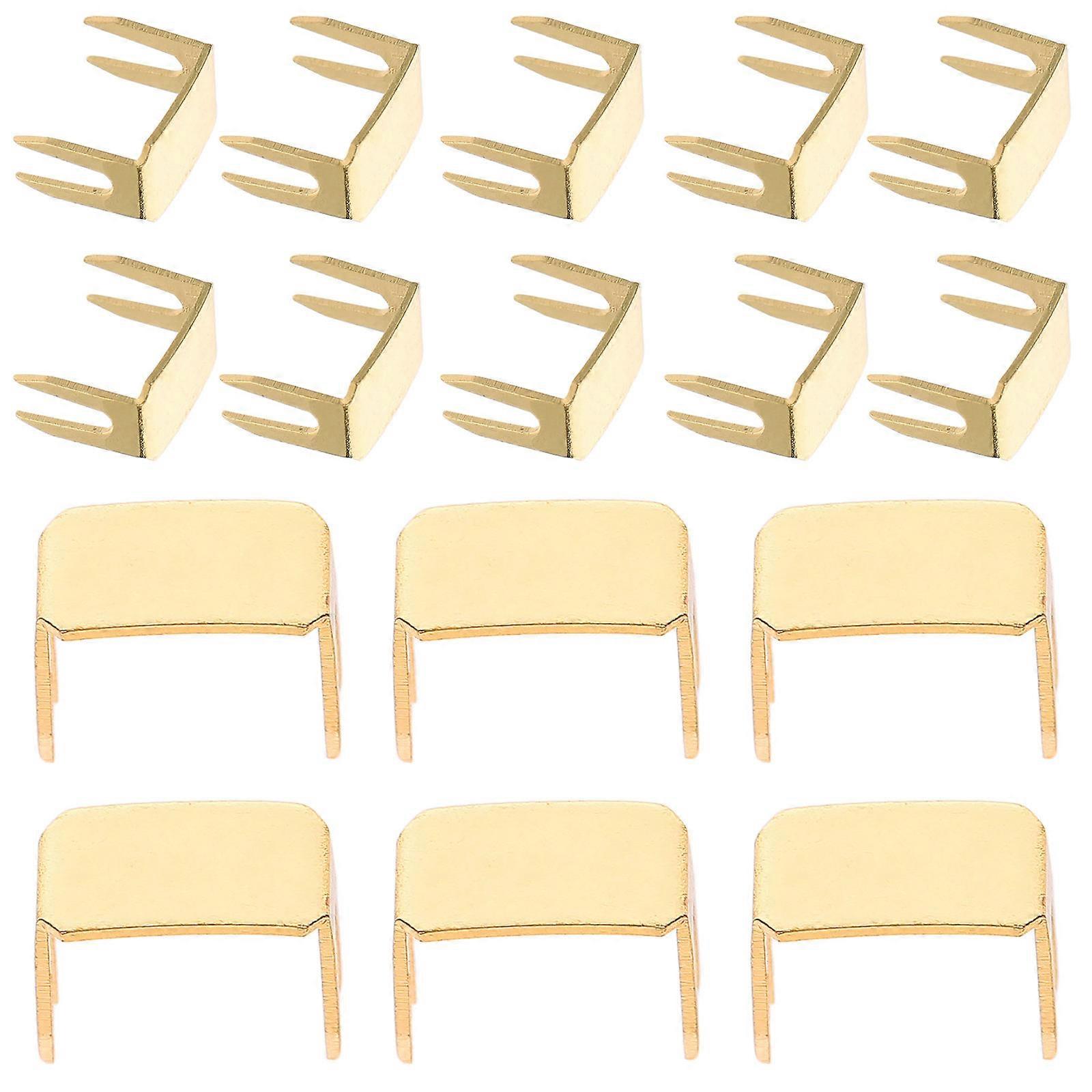 Zipper Lock Zipper Stoppers and Bottom Stops Preventing Slippage 20Pcs