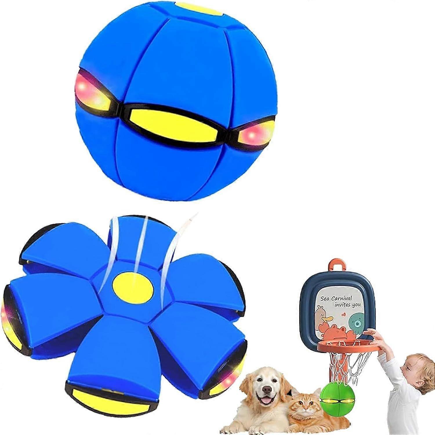 Quality Children's Bouncing Ball, Magic Metaball, Magic Flying Saucer, Parent-Child Interaction, Bouncy Ball, Parent-Child Interaction, Dual Form Free