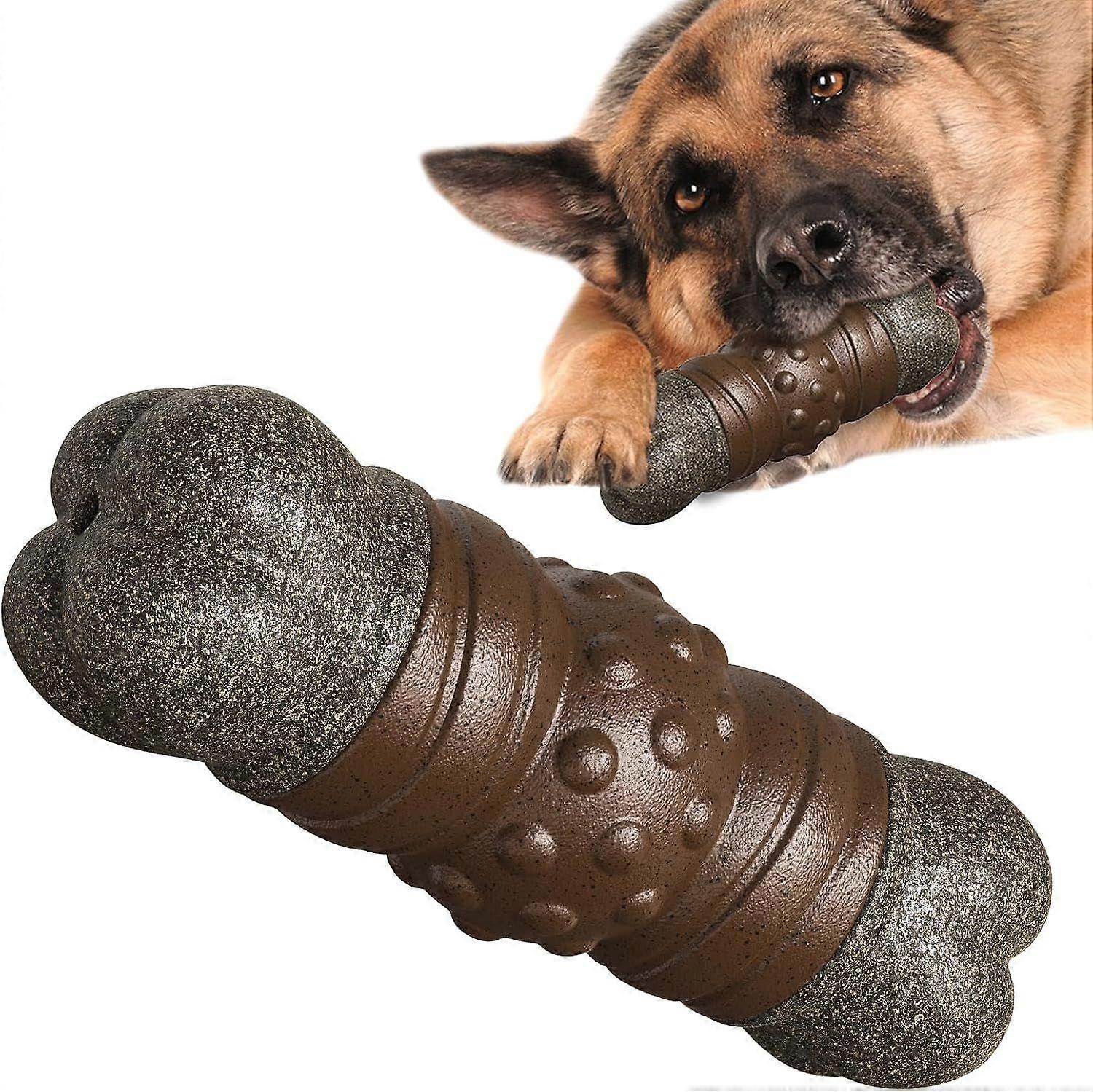 Indestructible Chew Toy & Squeaky Halloween Toys for Medium/Large Aggressive Chewers Breed Dogs, Tough Durable Bone Dog Toys Keep Them Busy