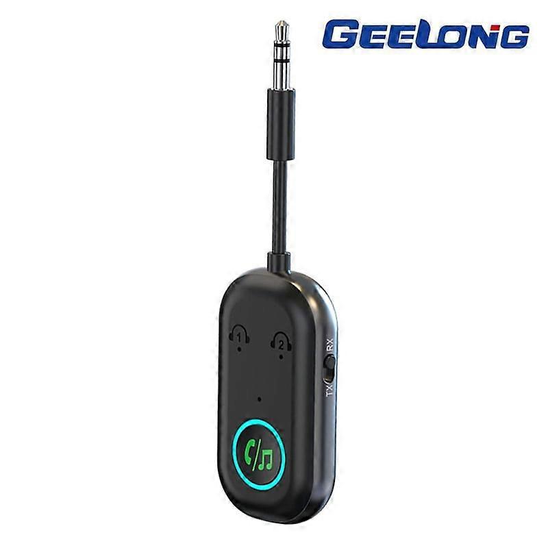 Car Bluetooth receiver and transmitter two-in-one automatic reconnection for private listening supports two devices