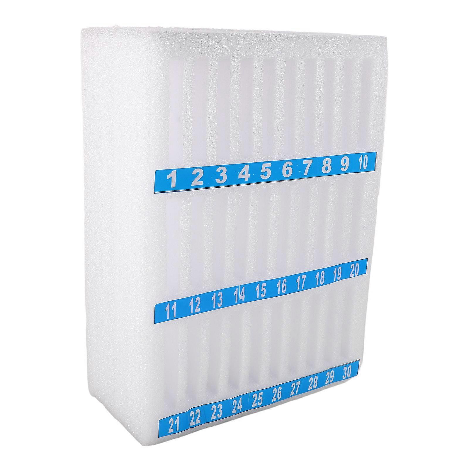 Cell Phone Storage Rack Desktop Organizer for Storage White Foam