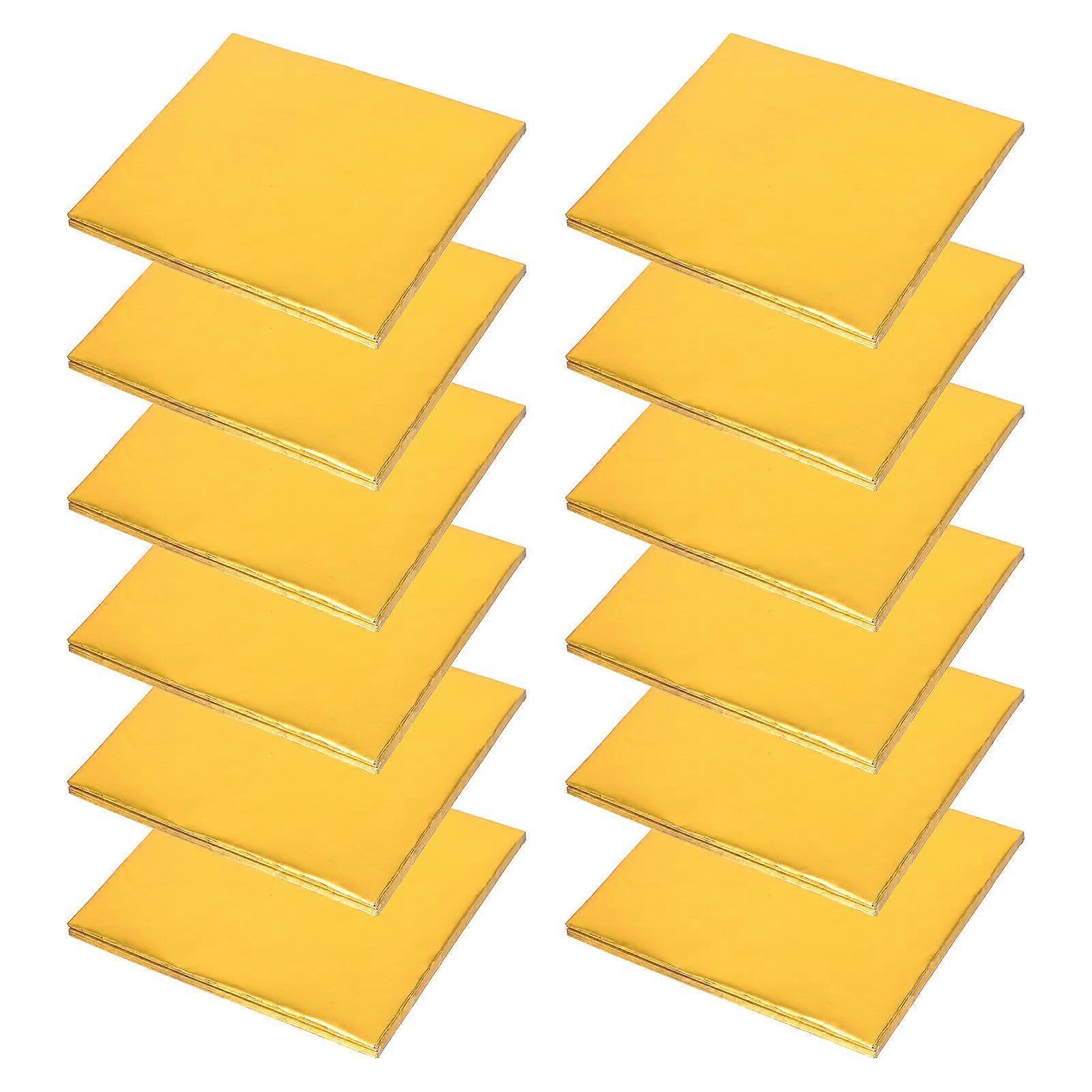 Chocolate Wrapping Paper for Wrapping 100Pcs Golden Foil Candy Wrappers